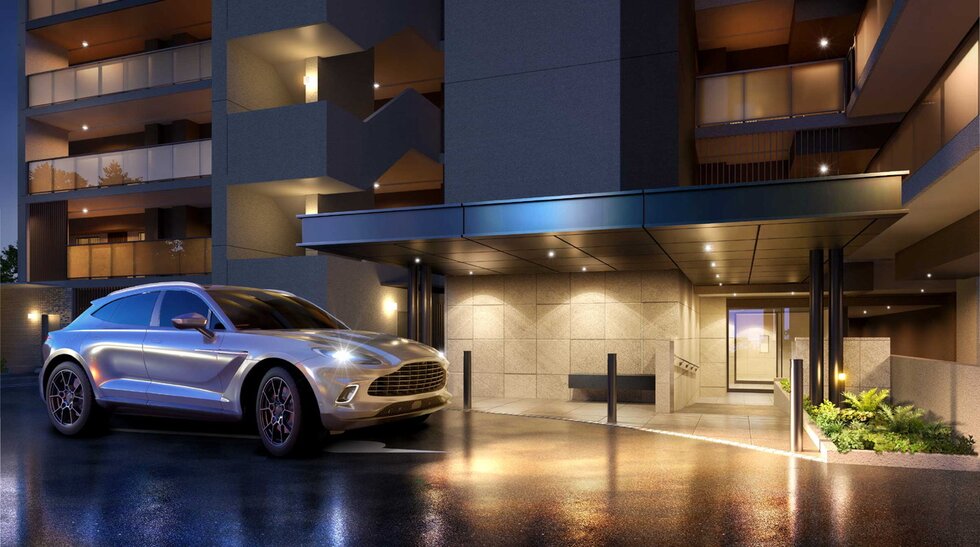 車寄せ完成予想CG