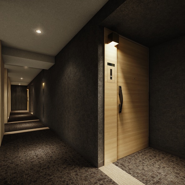 内廊下完成予想CG