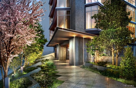 エントランス外観完成予想CG