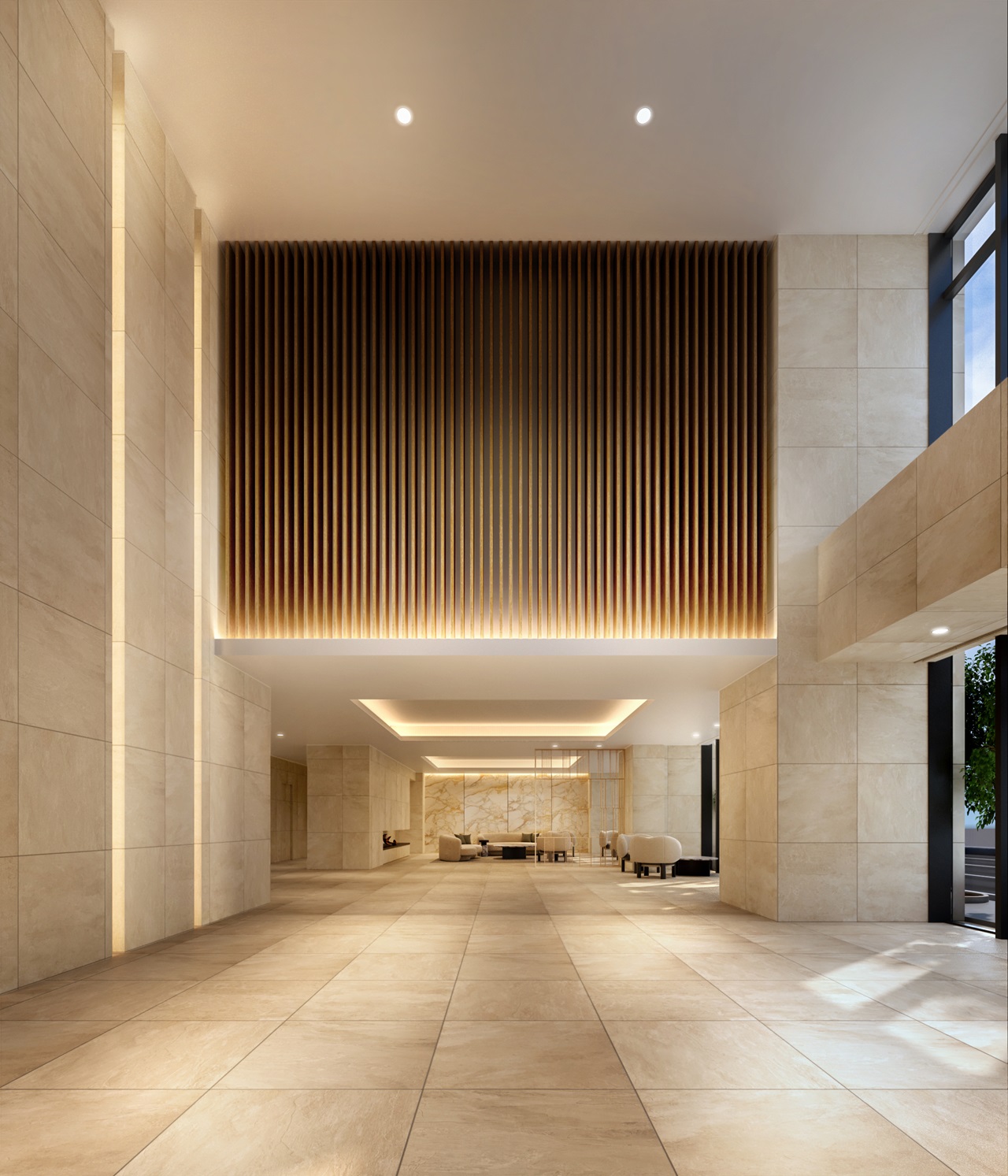 エントランスホール完成予想CG