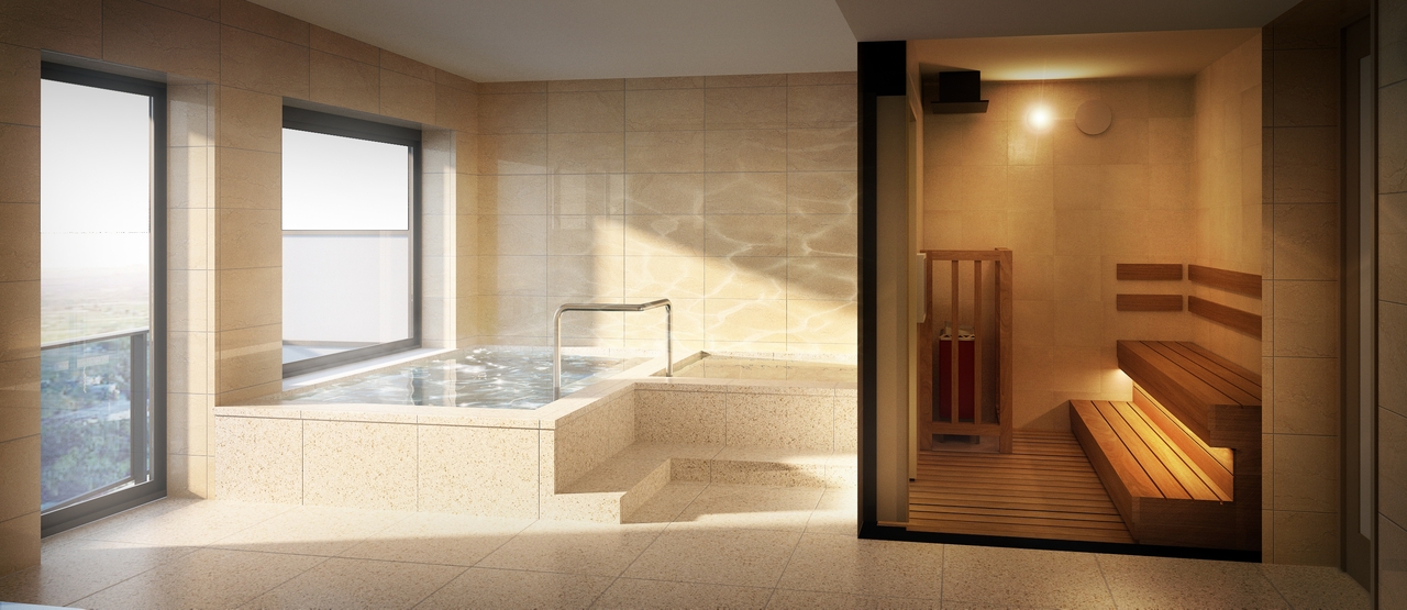 スパ完成予想CG