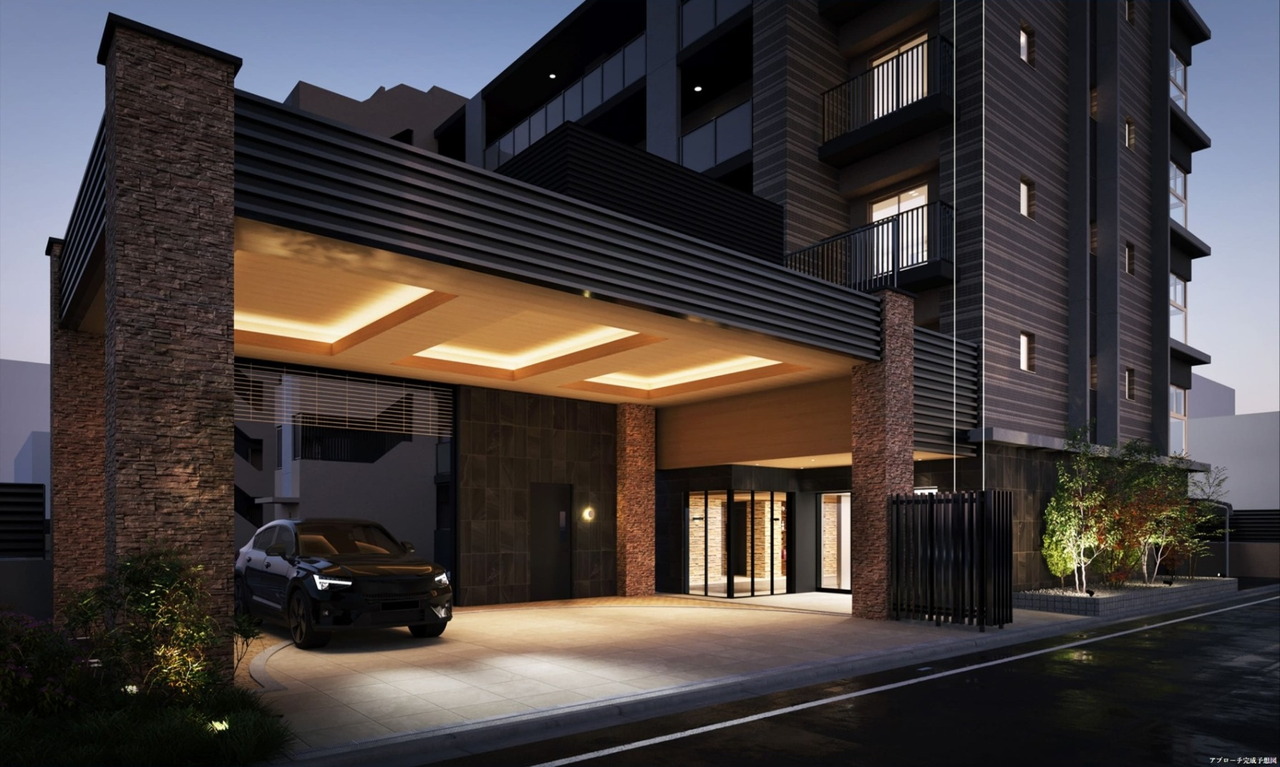 アプローチ完成予想図