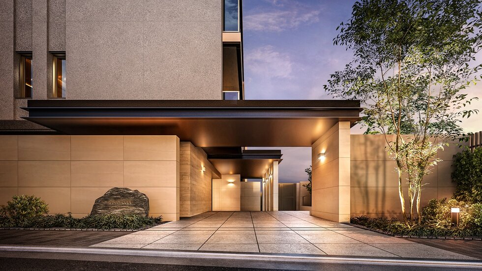 エントランス外観完成予想CG