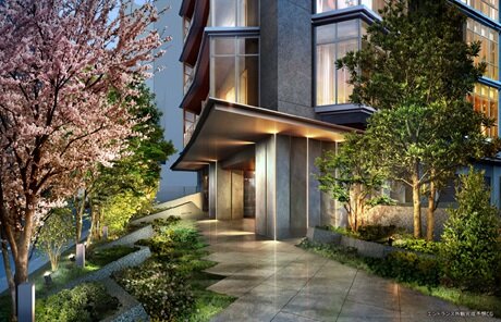 エントランス外観完成予想CG