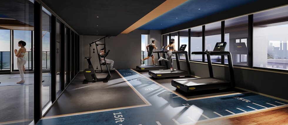 フィットネスジム完成予想CG