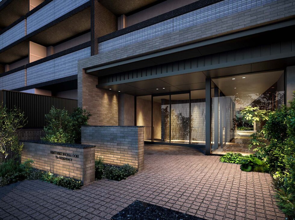 エントランスアプローチ完成予想図