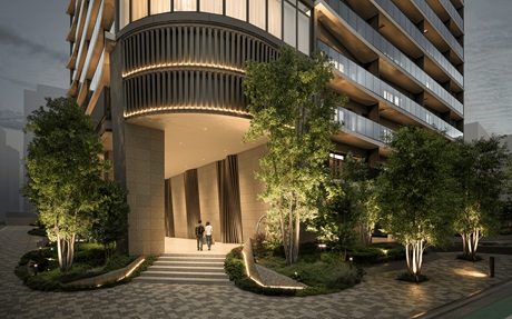 エントランス外観完成予想CG