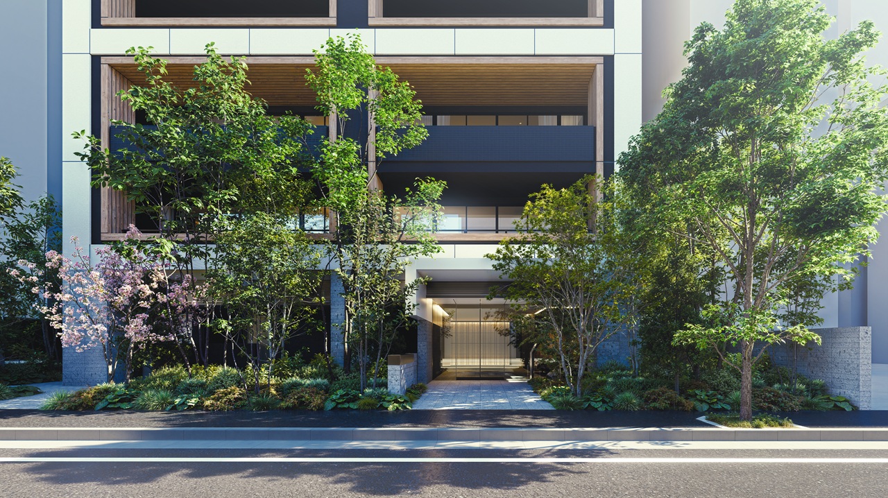 アプローチ完成予想図