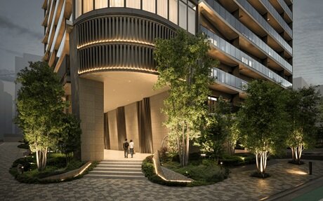 エントランス外観完成予想CG