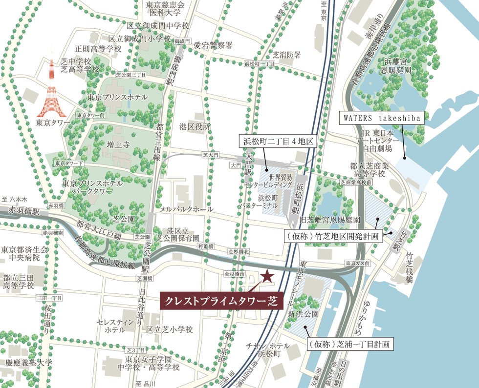 現地案内図