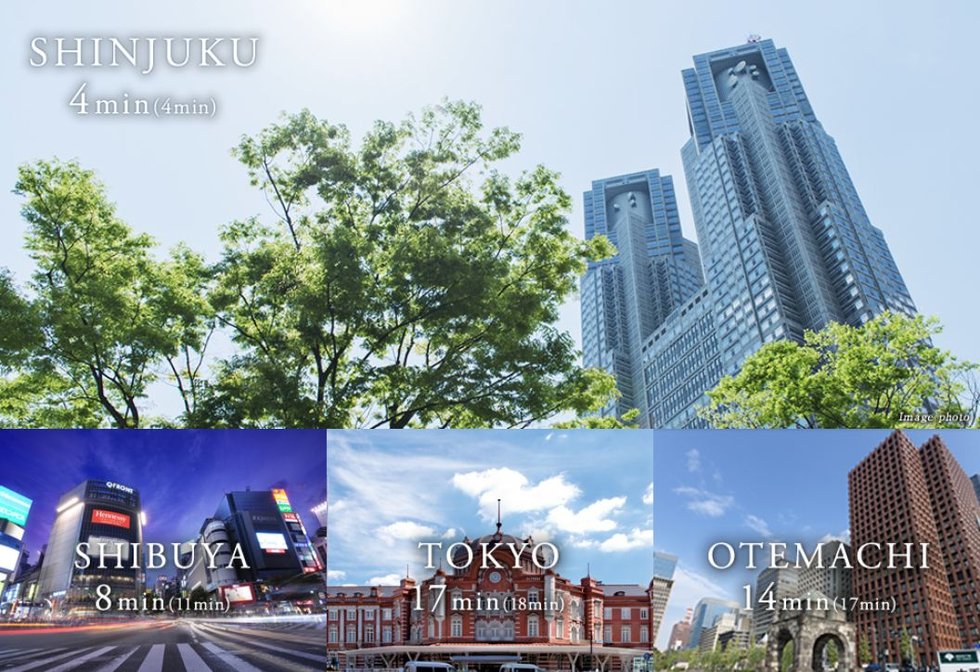 「京王線」「京王新線」をつかいこなし、都内各所へスムーズにアクセス。
