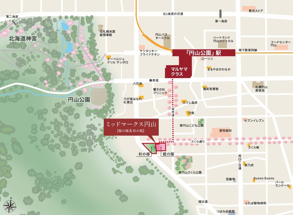 現地案内図