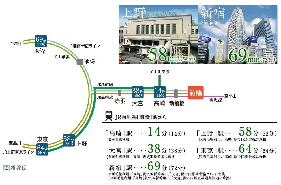 電車アクセス図