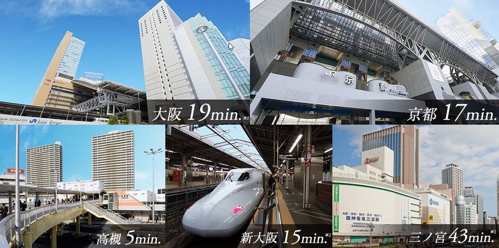 各地への所要時間
