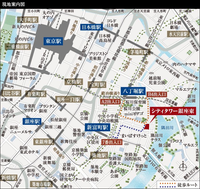 現地案内図