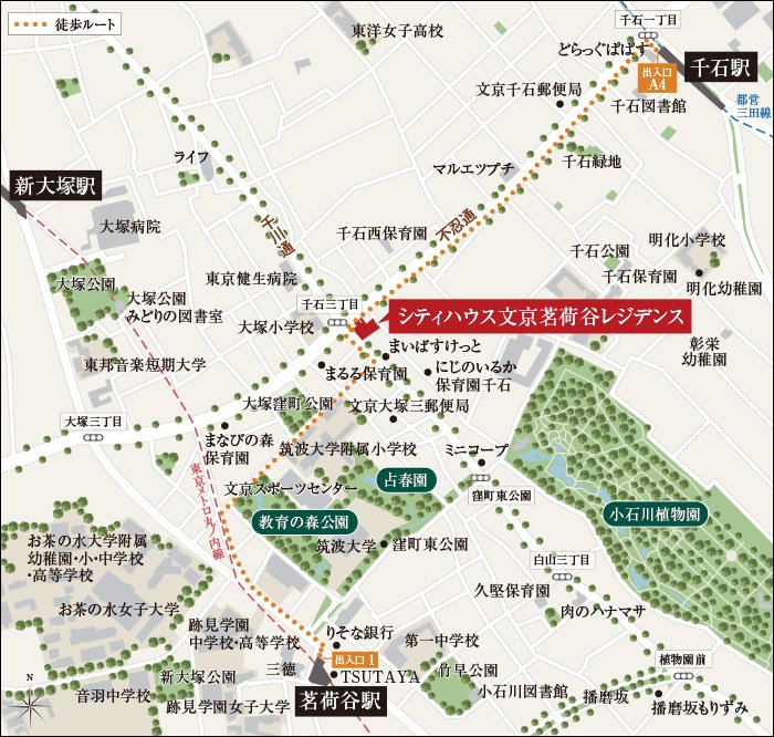 現地案内図