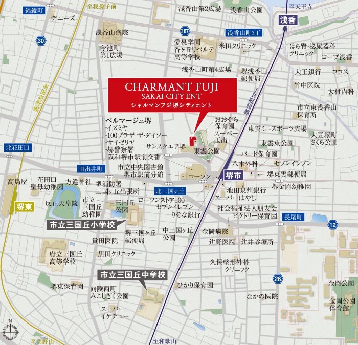 現地案内図
