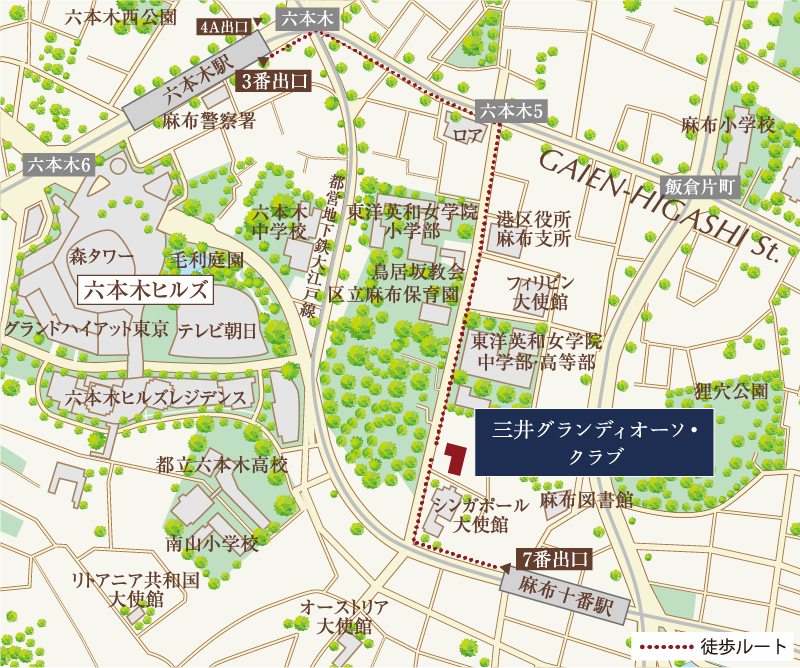 販売センター案内図