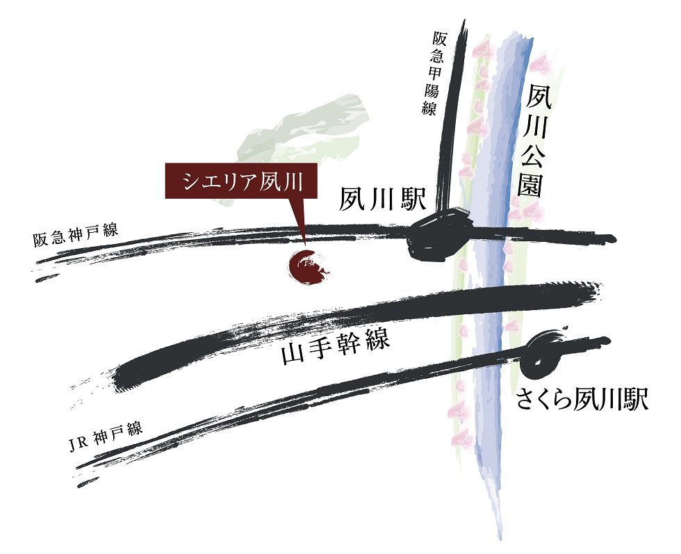 現地案内図