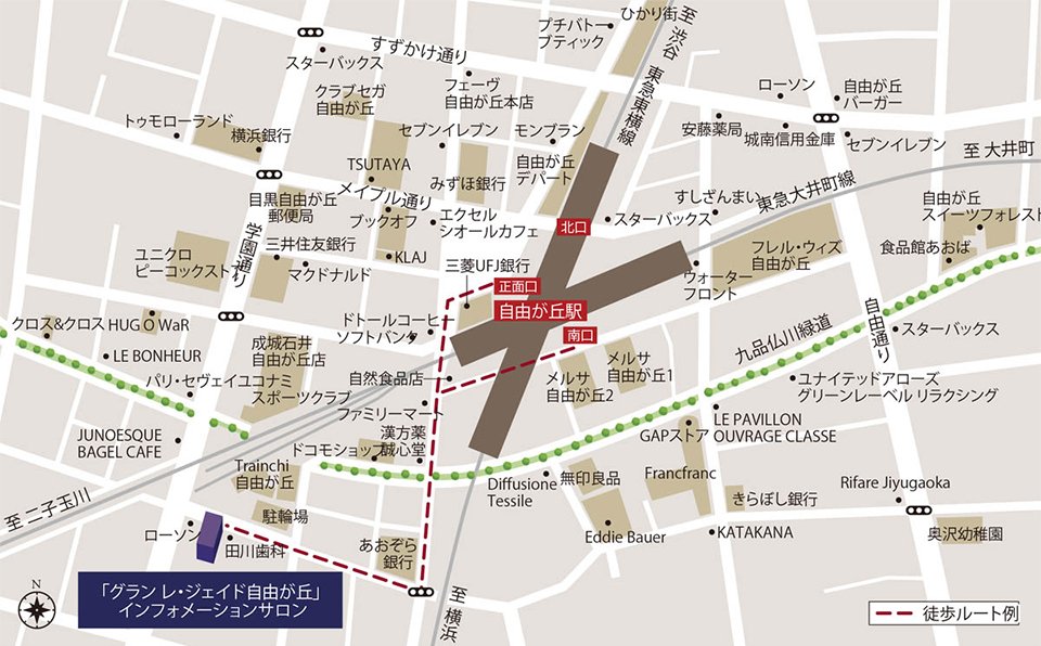 インフォメーションサロン案内図