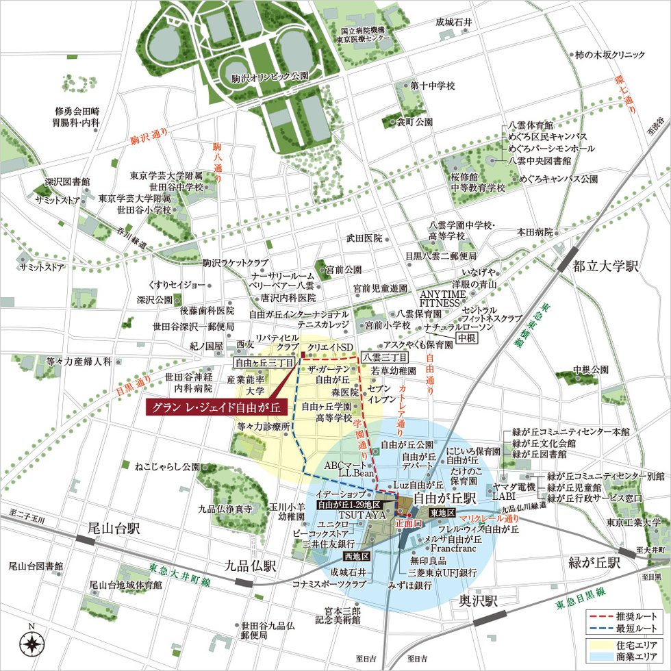 現地案内図