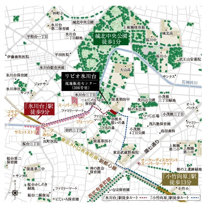 現地案内図