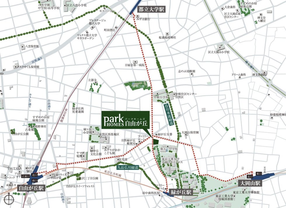 現地案内図