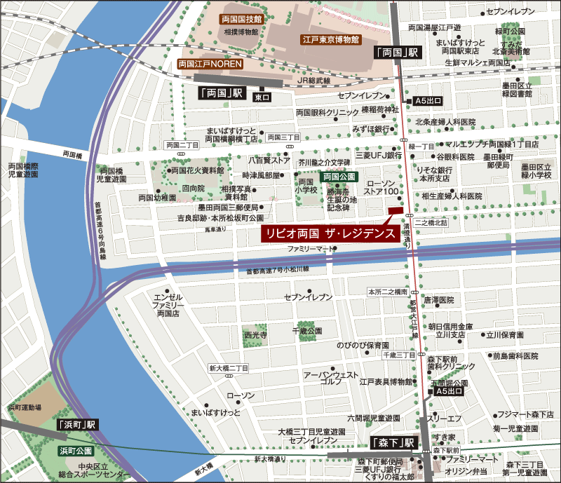 現地案内図