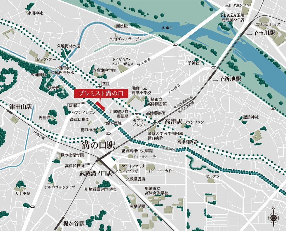 現地案内図