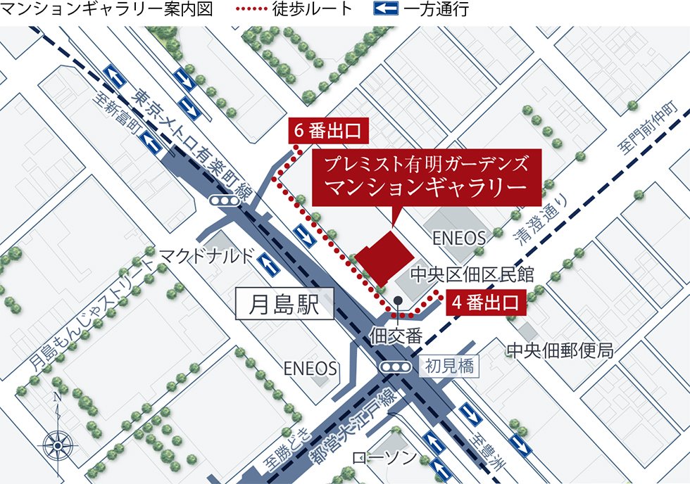 マンションギャラリー案内図