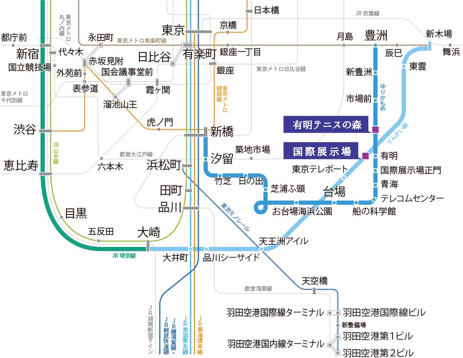 電車アクセス図