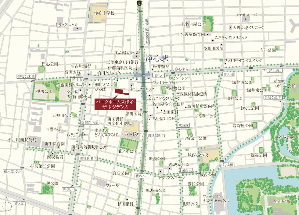 現地案内図