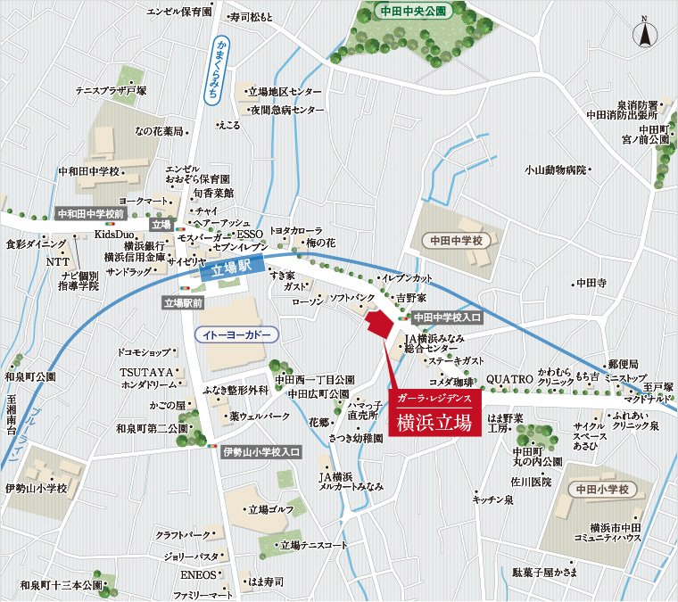 現地案内図