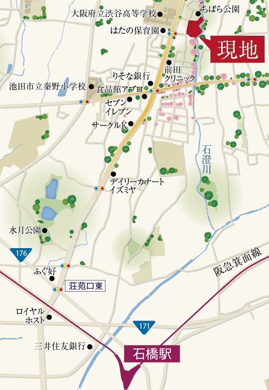 現地案内図