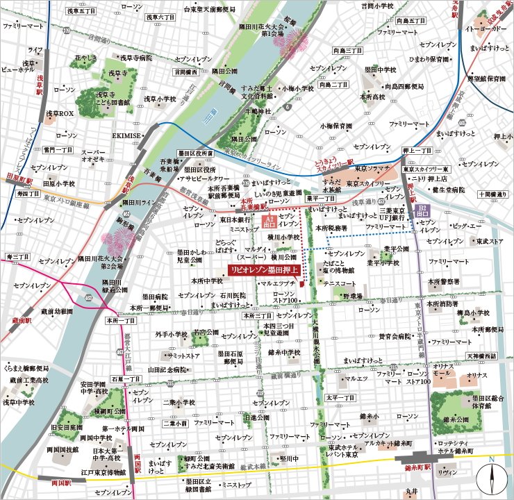 現地案内図