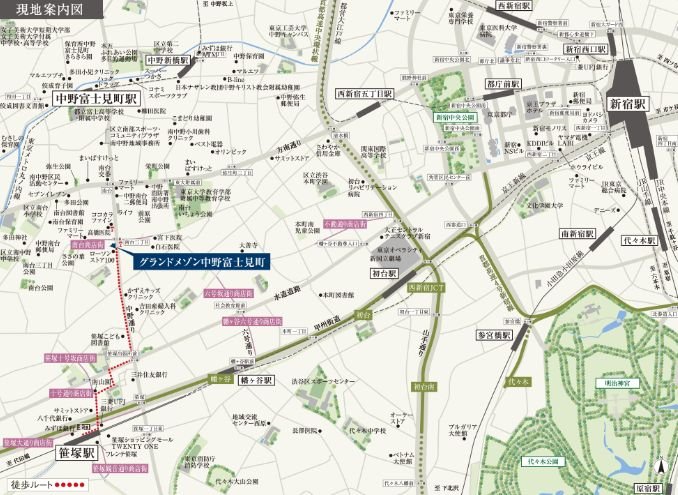 現地案内図