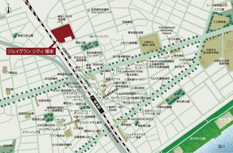 現地案内図