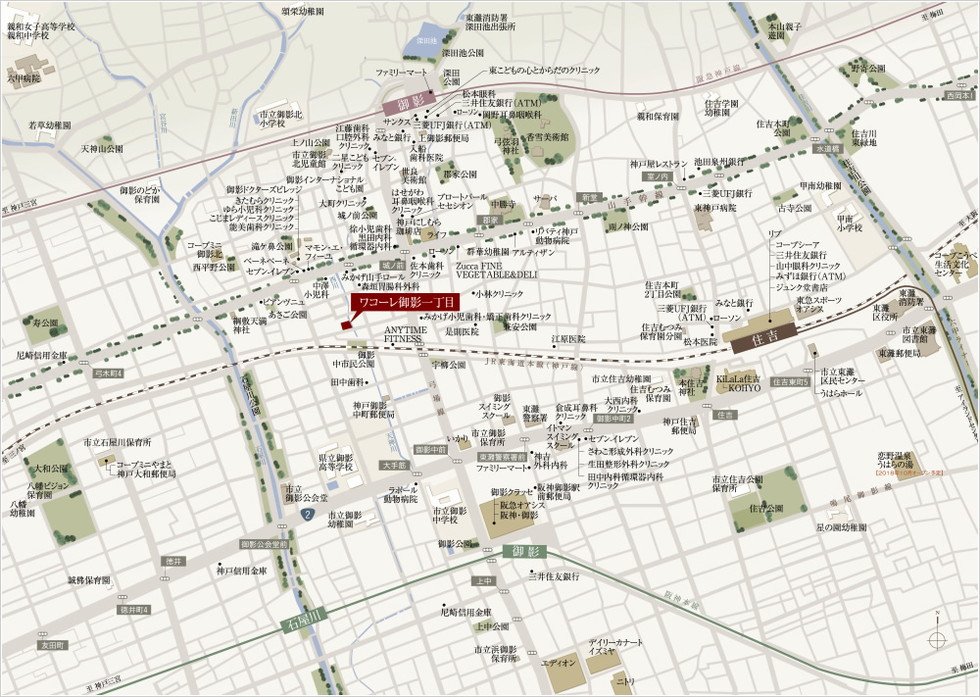 現地案内図