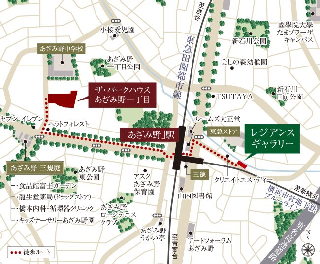 現地案内図