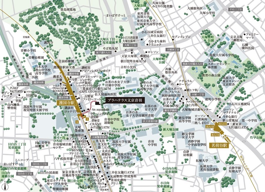 現地案内図