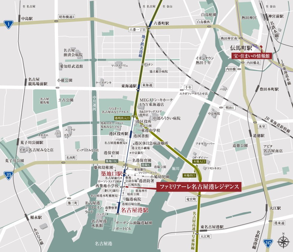現地案内図