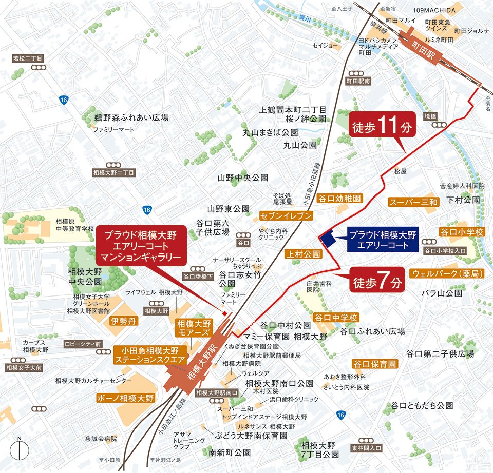 現地案内図