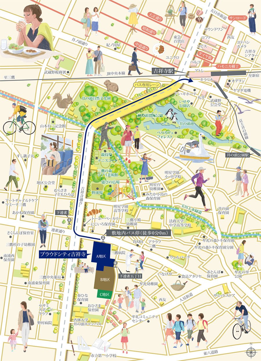 現地案内図