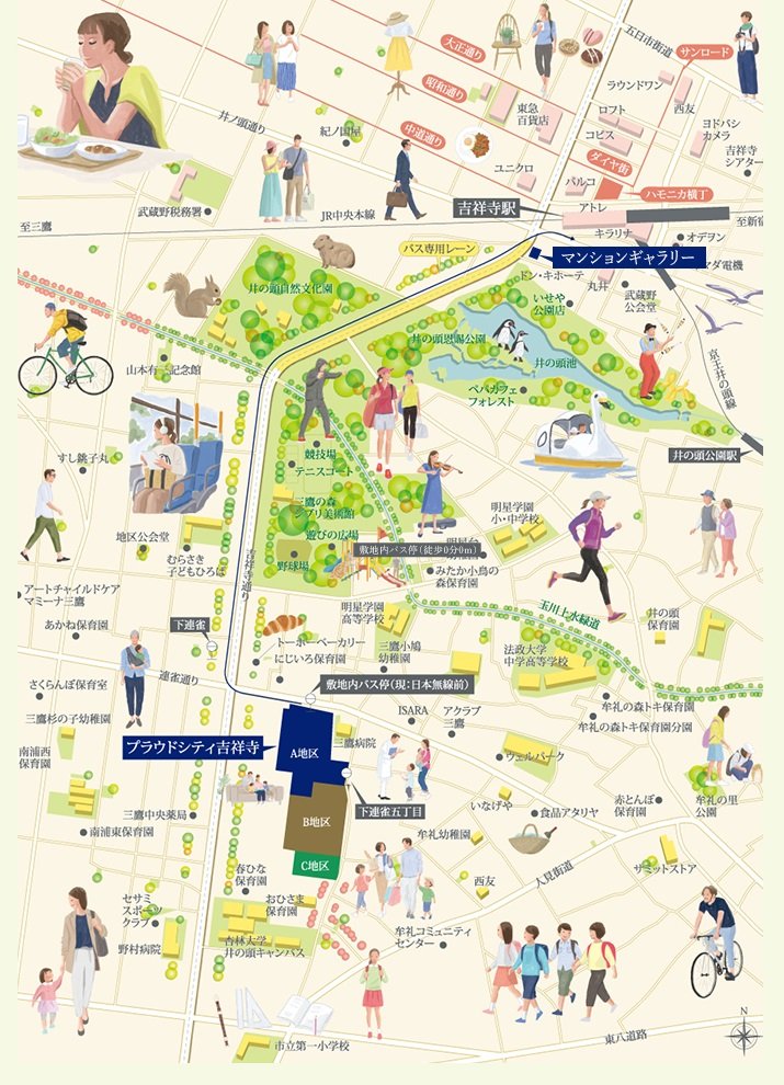 現地案内図