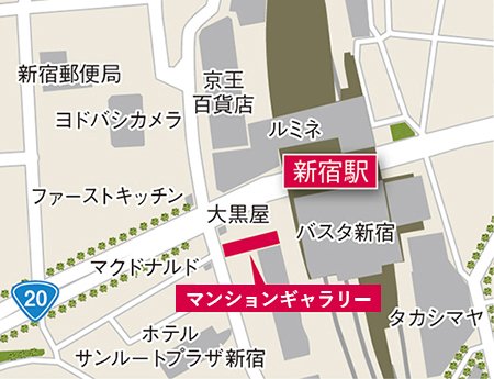 マンションギャラリー案内図