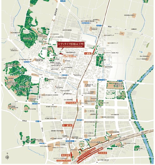現地案内図
