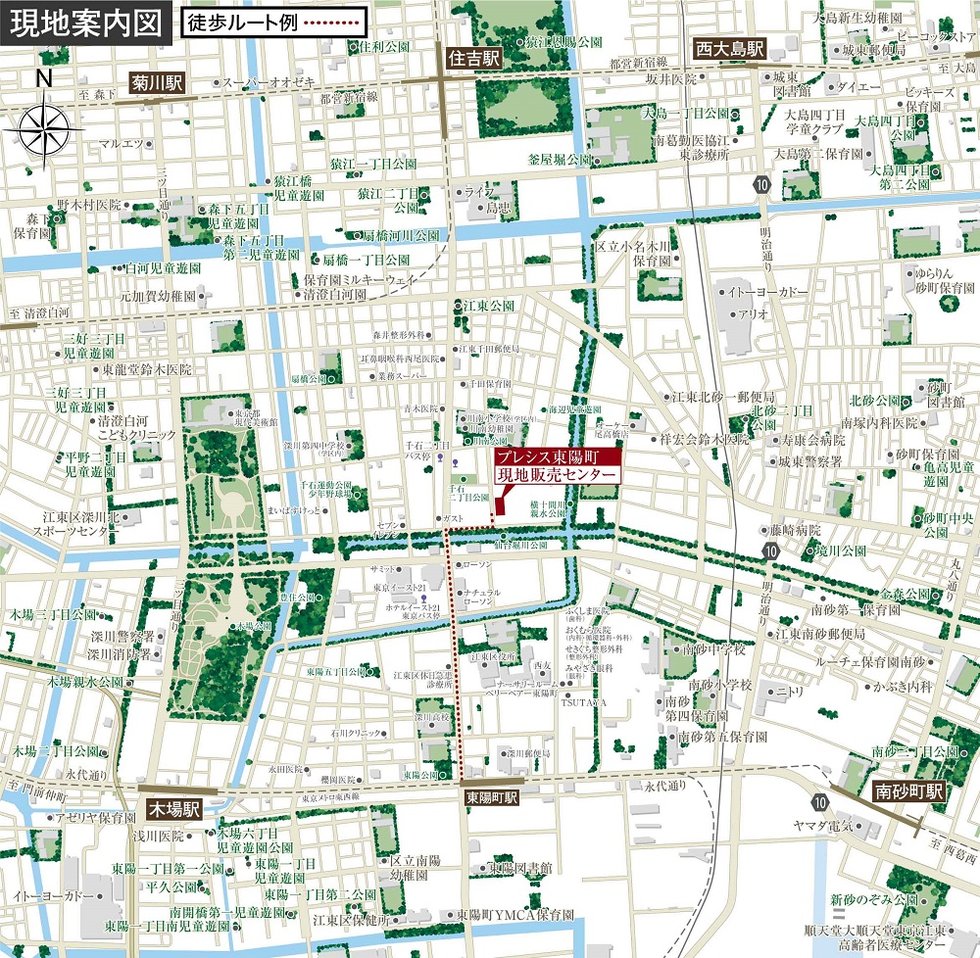 現地案内図