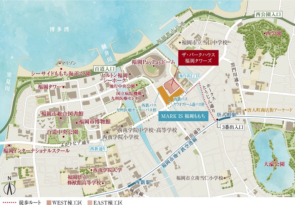現地案内図