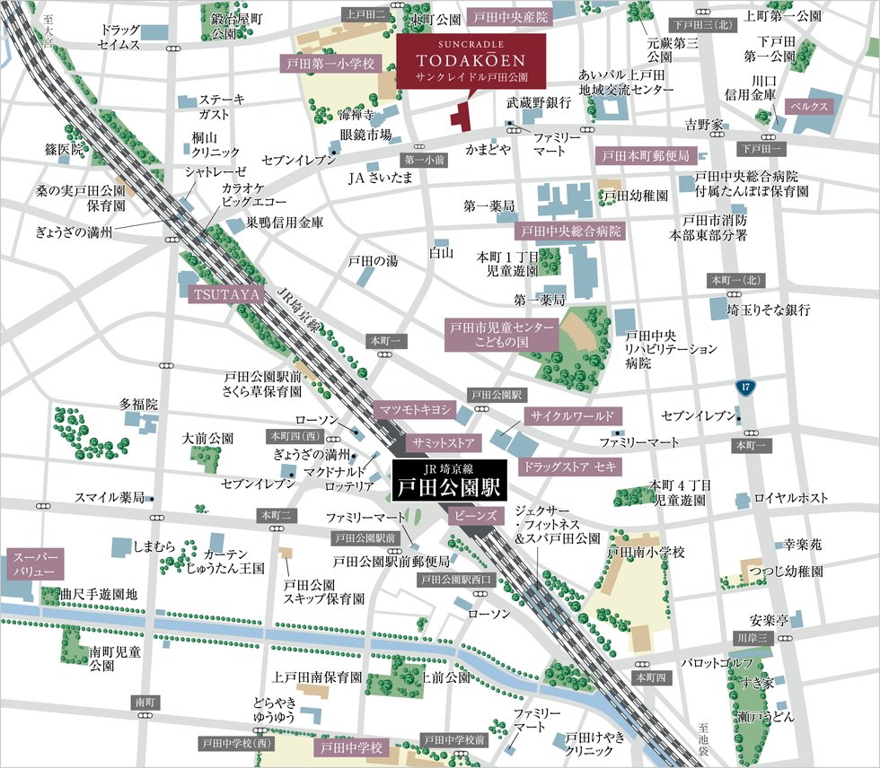 現地案内図