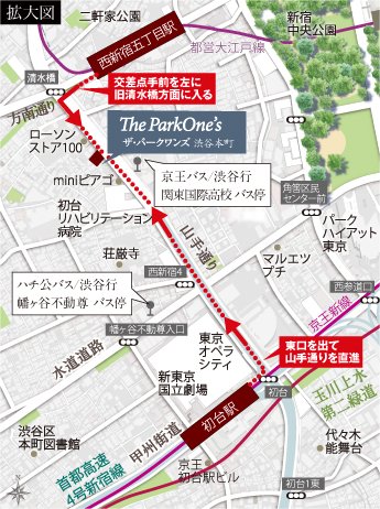 現地案内図(拡大図)